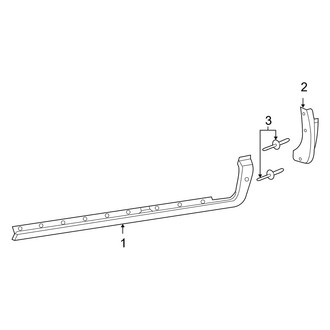 Ram OE - Cab - Exterior Trim (Big Horn / Laramie / TRX Crew Cab)