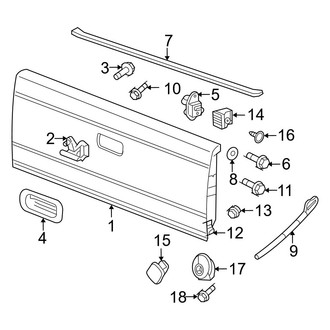Ram OE - Pick Up Box - Tail Gate