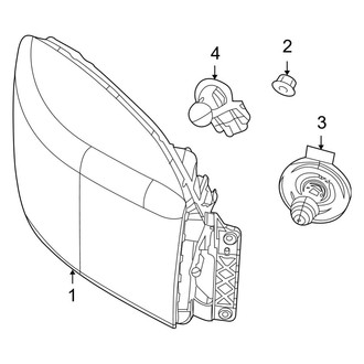 Ram OE - Front Lamps - Headlamp Components