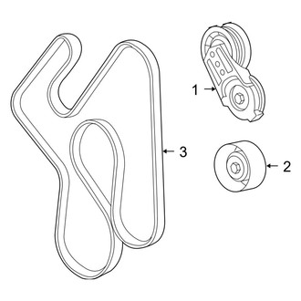 Ram OE - Cooling - Belts & Pulleys (Laramie / Laramie Longhorn / Power Wagon / SLT / ST 5.7L)
