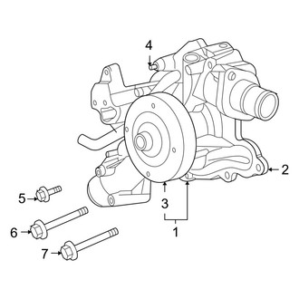 Ram OE - Cooling - Water Pump (Mega Cab 5.7L)