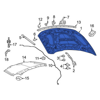 Ram OE - Front Hood Panel