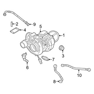 Ram OE - Engine - Turbocharger & Components (2500 Regular Cab / Crew Cab 6.7L)
