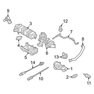 Ram OE - Emission System - Emission Components (2500 Regular Cab / Crew Cab 6.7L)