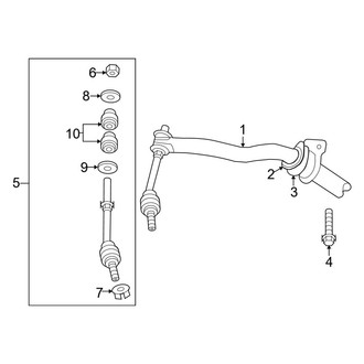 Ram OE - Front Suspension - Stabilizer Bar & Components (RWD)