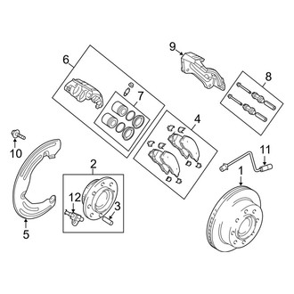 Ram OE - Front Suspension - Brake Components