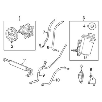 Ram OE - Steering Gear & Linkage - Pump & Hoses (3500 RWD)