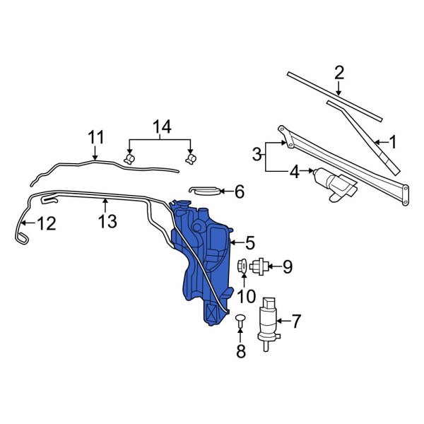 Washer Fluid Reservoir