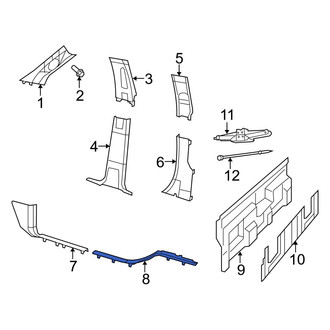 Ram OE - Left Door Sill Plate