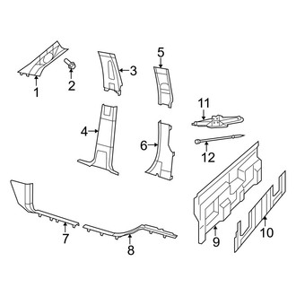 Ram OE - Cab - Interior Trim (Pillars & Floor)