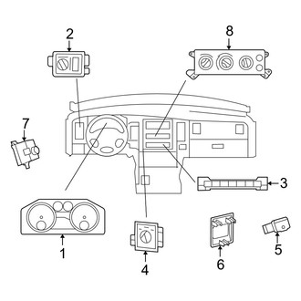 Ram OE - Instrument Panel - Cluster & Switches