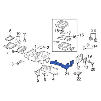 Ram OE - Rear Center Rearward Instrument Panel Air Duct