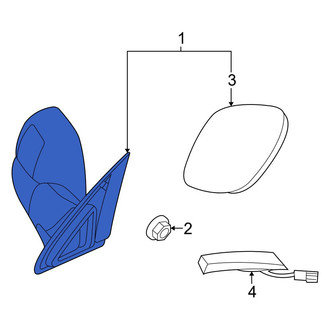Ram OE - Front Right Door Mirror