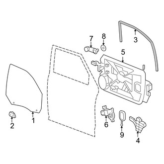 Ram OE - Front Door - Glass & Hardware