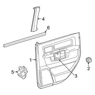 Ram OE - Rear Door - Interior Trim