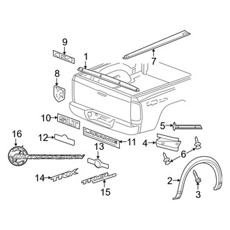Ram OE - Pick Up Box - Exterior Trim
