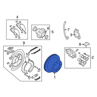 Ram OE - Rear Disc Brake Rotor