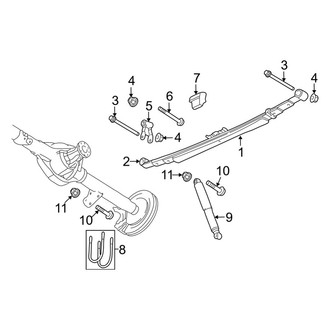 Ram OE - Rear Suspension - Suspension Components (4WD)