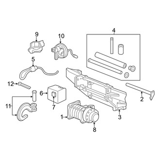 Ram OE - Front Bumper - Tow Hook & Hitch (Winch)