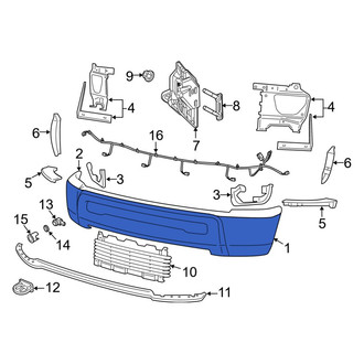 Ram OE - Front Bumper Face Bar