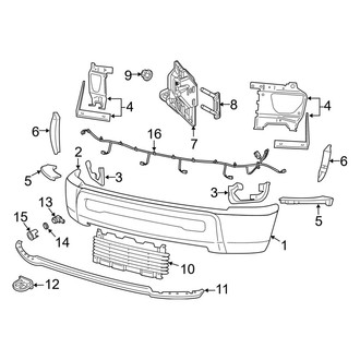 Ram OE - Front Bumper - Bumper & Components