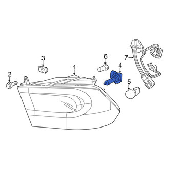 Ram OE - Front Headlight Bulb