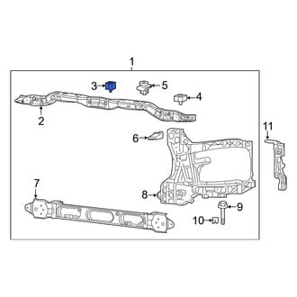 Ram OE - Front Inner Hood Stop Buffer