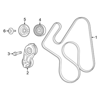 Ram OE - Cooling - Belts & Pulleys (5.7L)