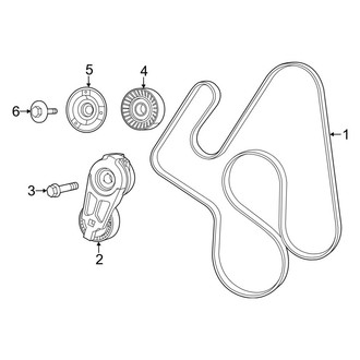 Ram OE - Cooling - Belts & Pulleys (6.4L)