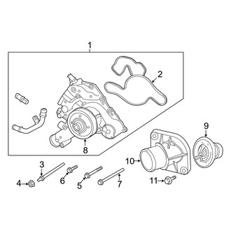Ram OE - Cooling - Water Pump (5.7L)