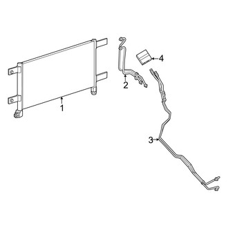 Ram OE - Cooling - Trans Oil Cooler Lines (Big Horn / Laramie / Laramie Longhorn / Limited / Outdoorsman / Power Wagon / SLT / Tradesman 6.4L)