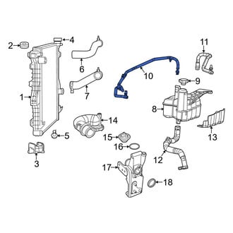 Ram OE - Engine Coolant Overflow Hose