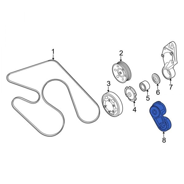 Accessory Drive Belt Tensioner Assembly