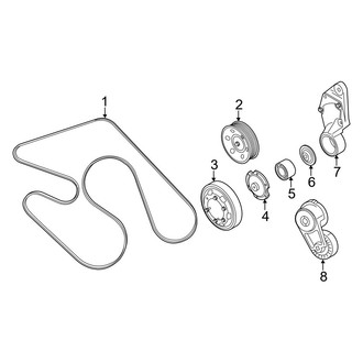 Ram OE - Cooling - Belts & Pulleys (Big Horn 6.7L)