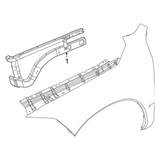 Ram OE - Fender - Inner Components (2500 / 3500 Regular Cab / Crew Cab / Mega Cab)