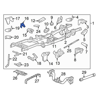 Ram OE - Rear Fuel Tank Bracket