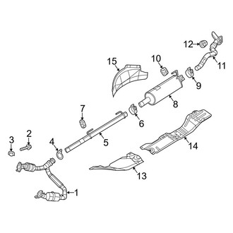 Ram OE - Exhaust System - Exhaust Components