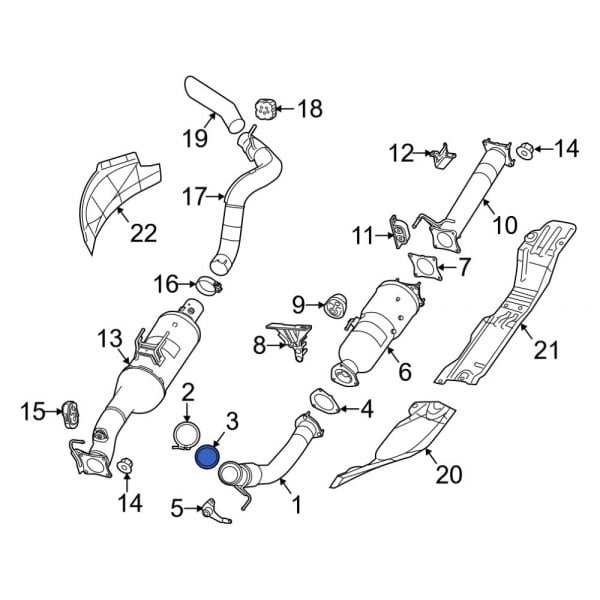 Exhaust Pipe Flange Gasket