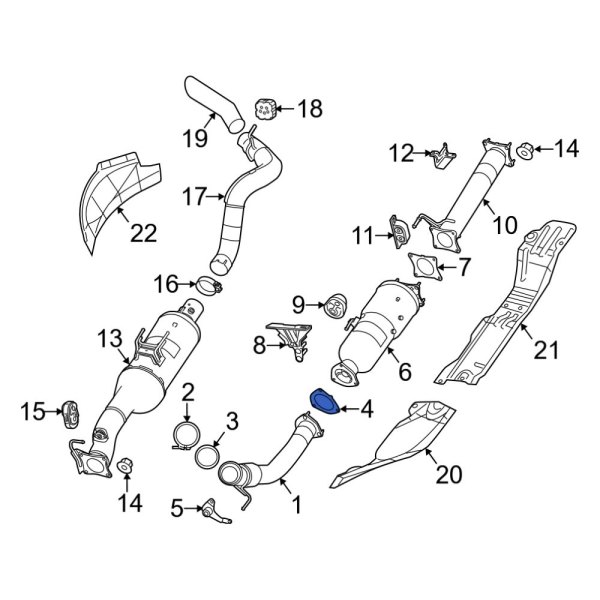 Exhaust Pipe Flange Gasket