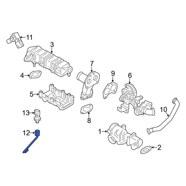 Exhaust Gas Recirculation (EGR) Tube