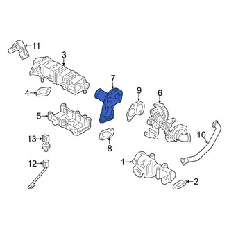 Ram OE - Exhaust Gas Recirculation (EGR) Valve Spacer Plate