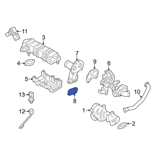 Exhaust Gas Recirculation (EGR) Valve Gasket