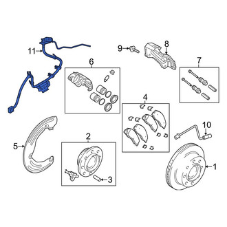 Ram OE - Front ABS Wheel Speed Sensor
