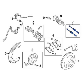 Ram OE - Front Disc Brake Caliper Pin