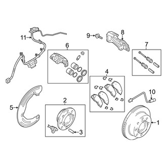 Ram OE - Front Suspension - Brake Components (RWD)