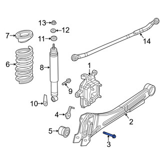 Ram OE - Suspension Trailing Arm Bolt