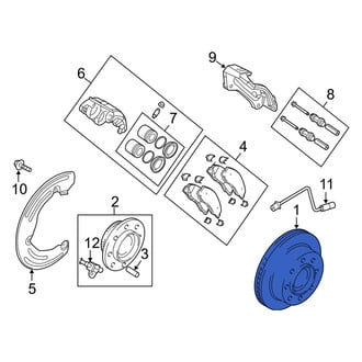 Ram OE - Front Disc Brake Rotor