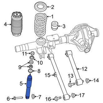 Ram OE - Rear Suspension Shock Absorber