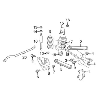 Ram OE - Front Suspension - Suspension Components (2500 SLT / ST / Tradesman 4WD CNG / Diesel)