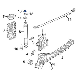 Ram OE - Upper Suspension Shock Absorber Nut